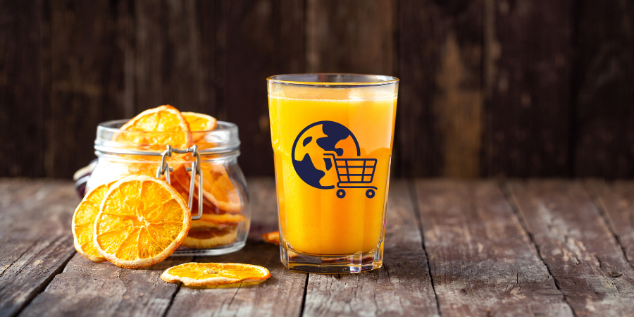 verre de jus d'orange, vitamines pour booster le e-commerce