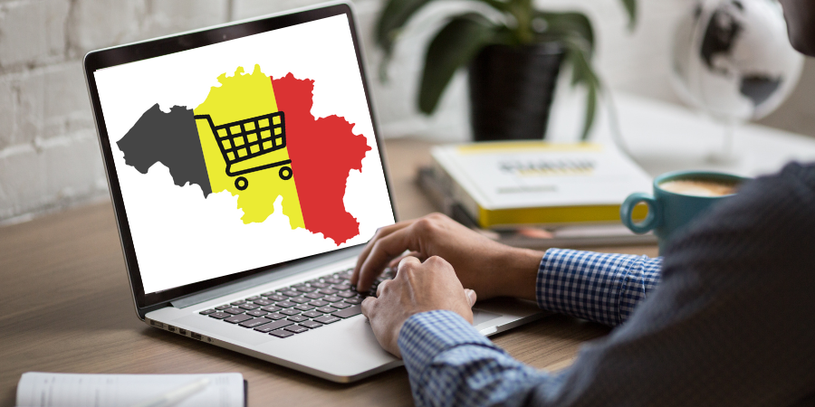 Carte des e-commerçants en Belgique