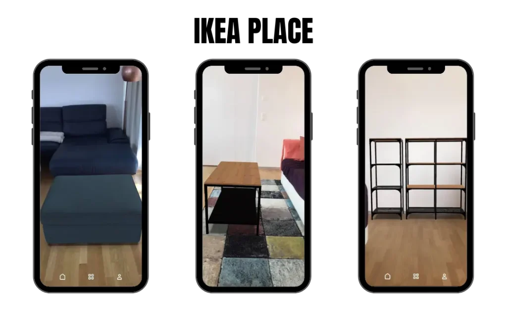 exemples réalite augmentée ikea sur mobile